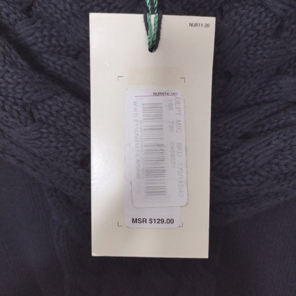 NWT Nurture Cable Knit Sweater Dress Size L Draped Cozy Lagenlook Layering - Picture 11 of 12